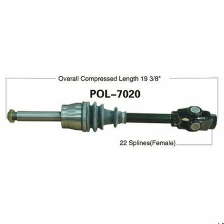 WIDE OPEN OE Replacement CV Axle for POL FRONT BIG/TRAIL BOSS 250/350/40 POL-7020